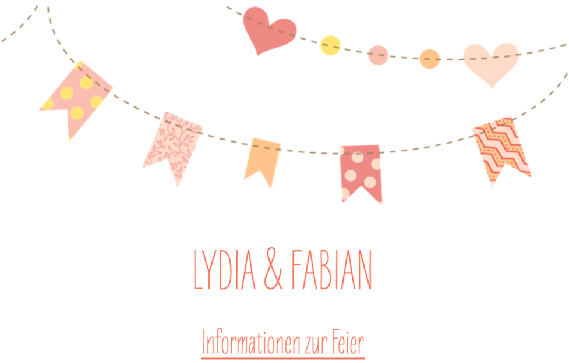 Informationen zur Feier